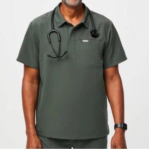 NWT Men’s Figs Lima Short Sleeve Polo